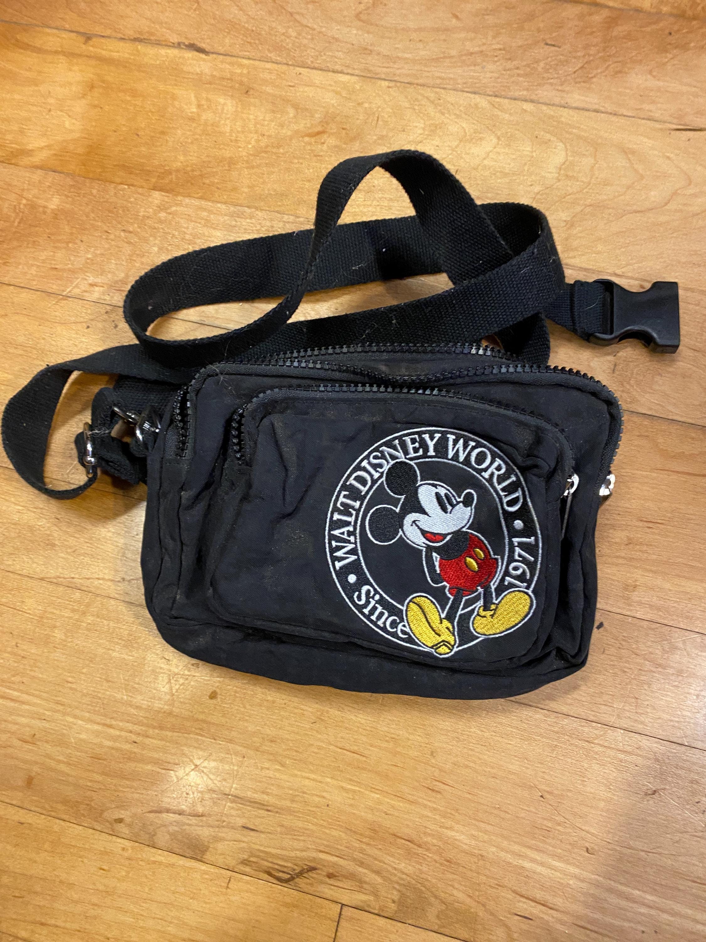 Vintage‎ Disney Mickey Mouse Mini Backpack and Fanny Pack Set Black Neoprene Vintage Mickey Fanny Pack - Etsy main image 4