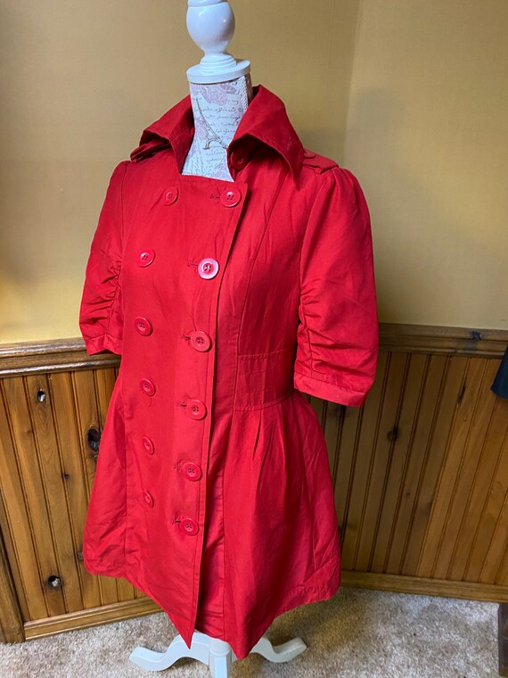 Red Jacket . Light Weight Jacket . Size 