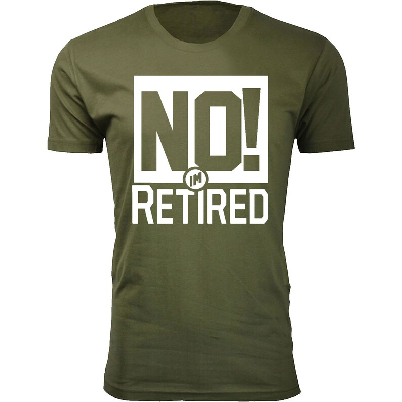 Men/'s NO Im RETIRED Graphic T-shirts
