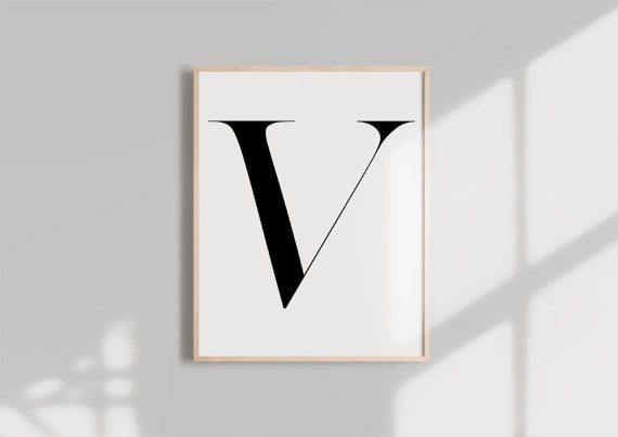 Letter V PRINTABLE Black Alphabet Monogram letter typography wall artwork Typography electronic down load Initials Poster Marble letter print photo about Letter V Printable known as Letter V PRINTABLE Black Alphabet Monogram letter typography wall artwork Typography electronic down load Initials Poster Marble letter print