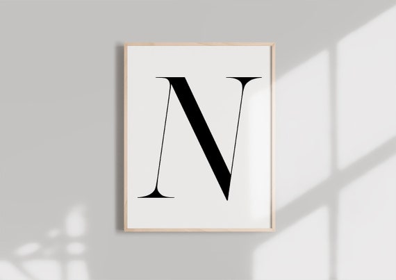Letter N PRINTABLE Black Alphabet Monogram letter typography wall artwork Typography electronic down load Initials Poster Marble letter print graphic regarding Letter N Printable named Letter N PRINTABLE Black Alphabet Monogram letter typography wall artwork Typography electronic obtain Initials Poster Marble letter print