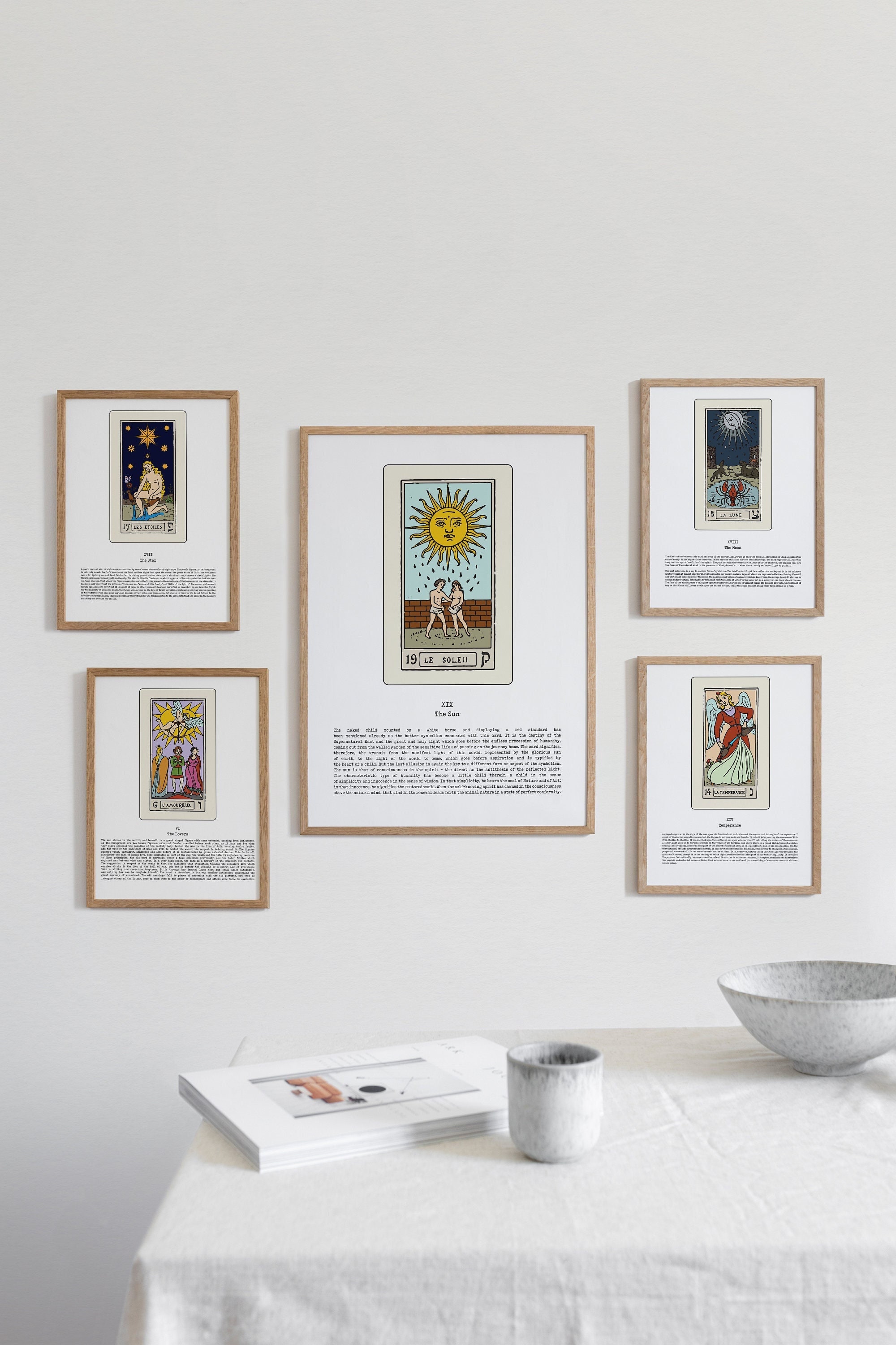TAROT Wall Collage PRINTABLE Tarot Prints Bundle Mystic Art - Etsy
