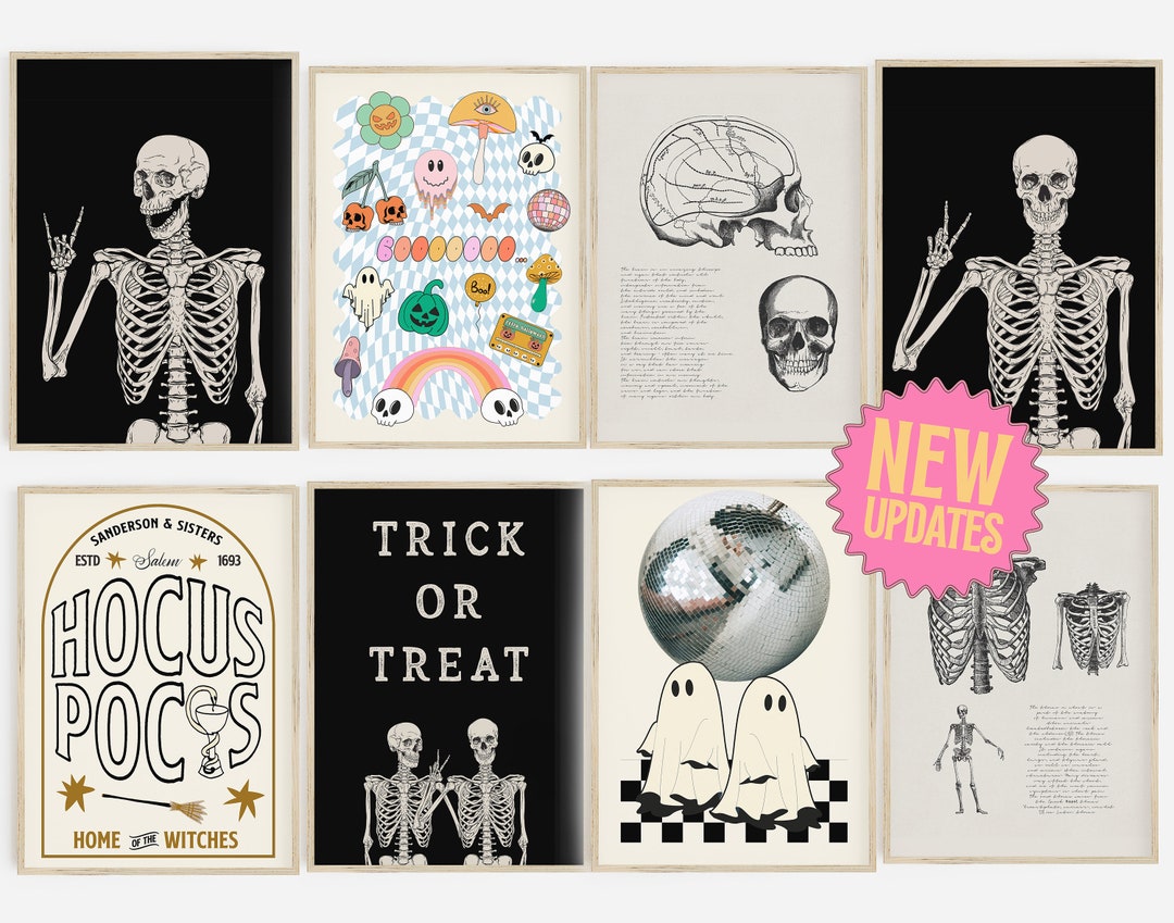 Halloween Art MEGA Bundle PRINTABLE Set of 15 Halloween Printable Art ...