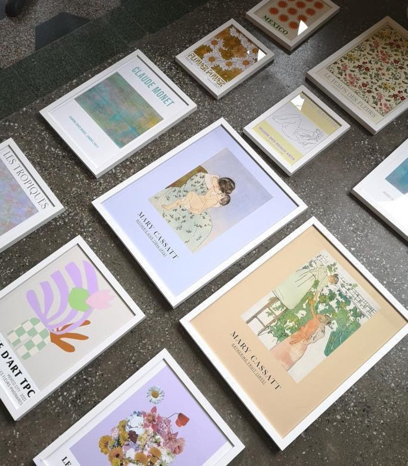 Put a FRAME on It Custom Frame in Black or White Alder Wood Etsy