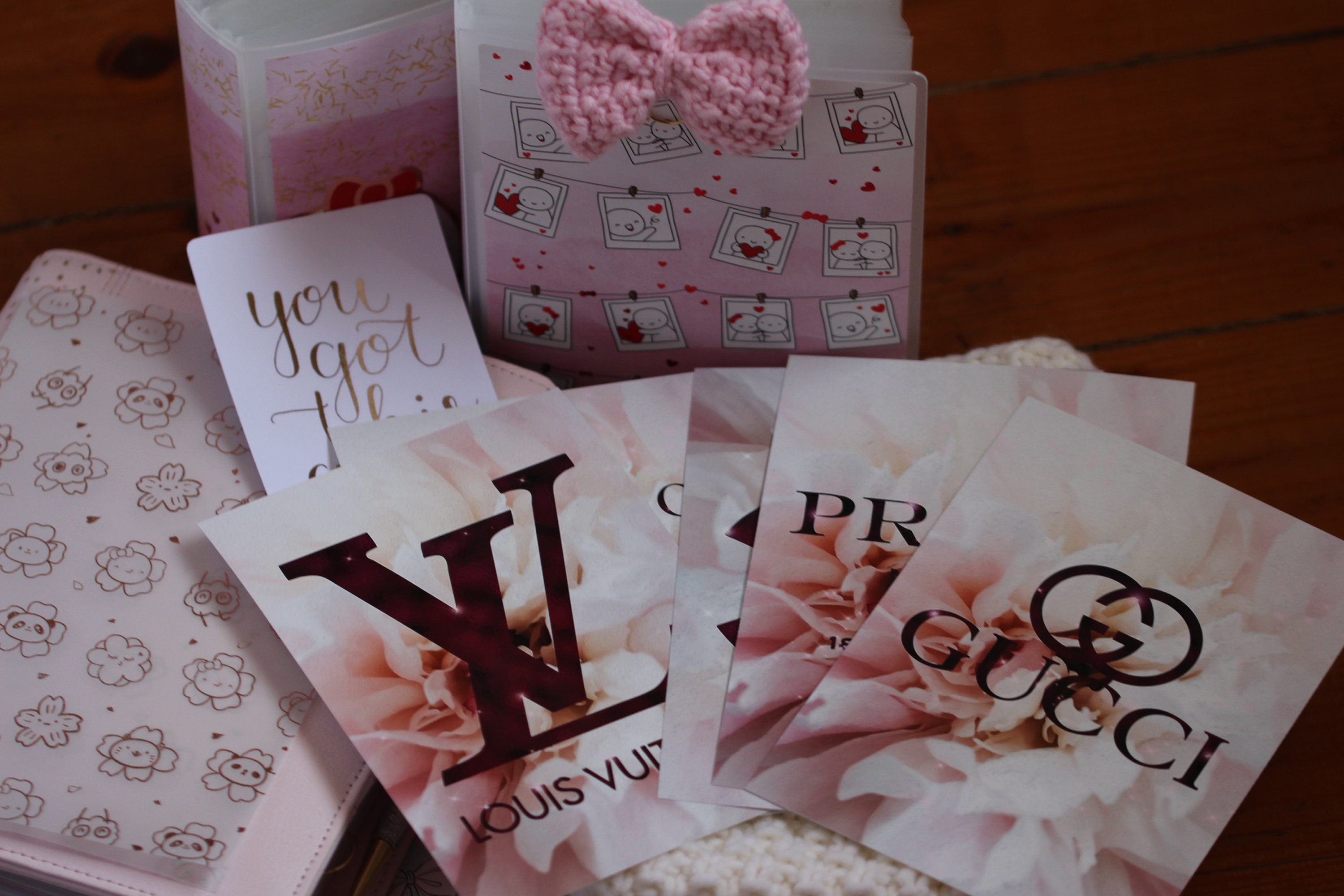 Set Of 5 Premium Photo Planner Dashboards Louis Vuitton Etsy