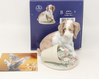 Collectable Nao by Lladro Porcelain Puppies Ornament - 