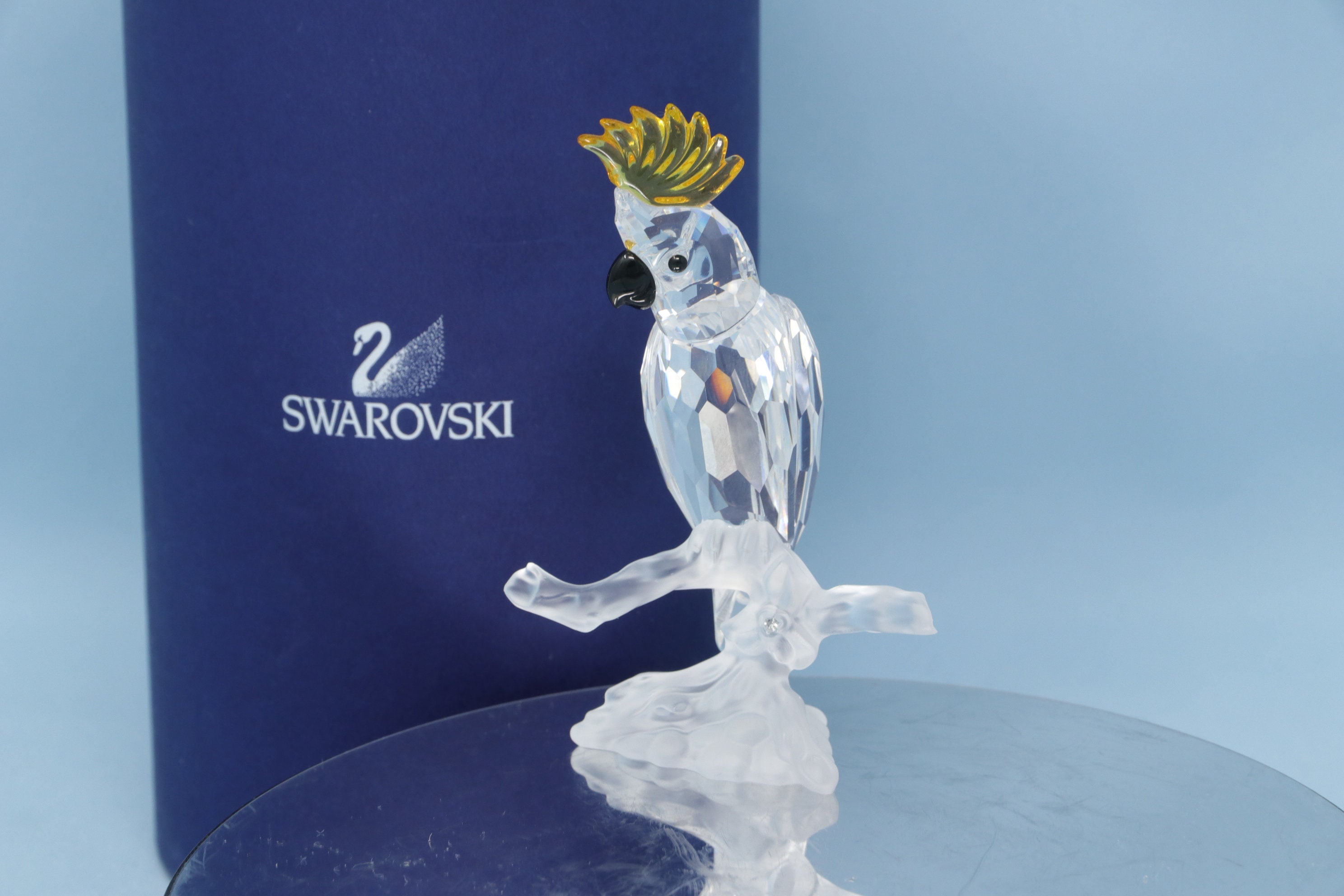 MINT IN BOX Signed Swarovski Cockatoo #7621 Nr 007, Swarovski Bird
