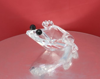 Swarovski Romeo Frog Figurine, Green Crystal Lovlots, Boxed - Etsy