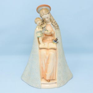 VERY NICE 7 3/4&quot; Hummel Flower Madonna #10/I, Hummel Madonna figurine, Mary with Baby Jesus, TMK3, Goebel figure, Christmas Hummel gift