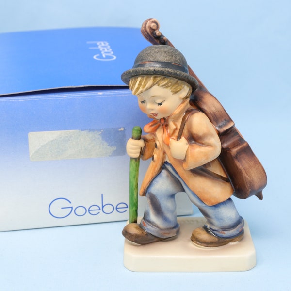 MINT IN BOX 5.5" Hummel Little Cellist #89/I, TMK5, Hummel boy with cello, musical Goebel, vintage Hummel figurine, Hummel gift