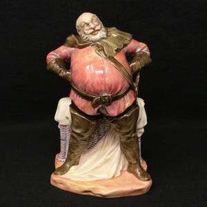MINT 7 1/4 &quot;Royal Doulton Fallstaff Figur, HN 2054, Sammlerstück Royal Doulton Figur im Ruhestand, Royal Dalton Sammlergeschenk
