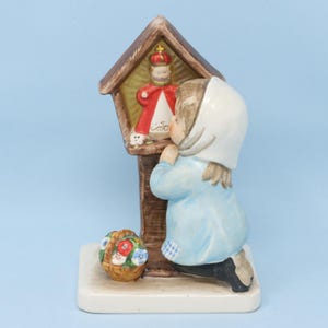 Excellent Vintage 4.5&quot; Goebel Little Prayer Are Best figurine, Byj 59, TMK5, Goebel figurine, Goebel gift