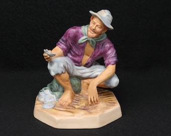 ロイヤルドルトン   フィギュア　美品　廃盤品 廃盤となったロイヤルドルトンのトムとテスの磁器製フィギュア - Etsy 日本