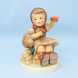 VERY NICE Hummel Farewell figurine #65, girl with a lamb, vintage Hummel figurine, Goebel porcelain figure, Hummel 65, Hummel gift