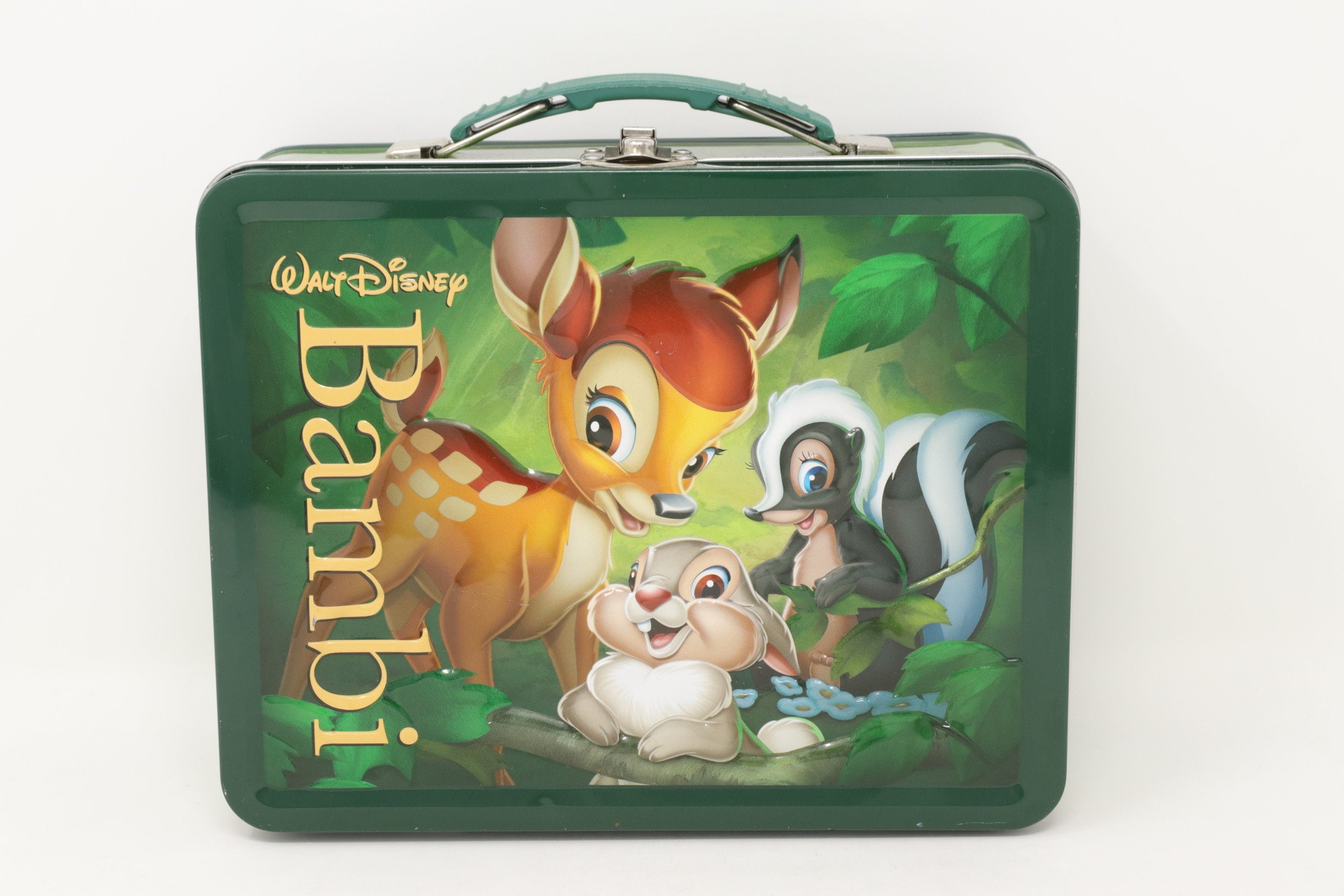 Walt Disney Bambi Lunch Box, Vintage Metal Lunch Box With Cute