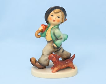Hummel boy with hotsell umbrella and dog