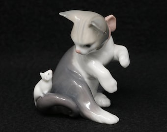 Lladro Little Friskies Cat and Dog Porcelain Figurine 5032 - Etsy