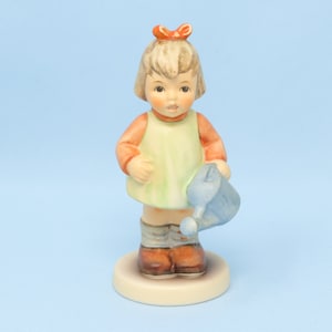 Excellent Vintage Hummel Nature&#39;s Gift #729, 3 3/4&quot; tall, TMK7, girl with watering can, Goebel gift, adorable Hummel figurine, gardener gift