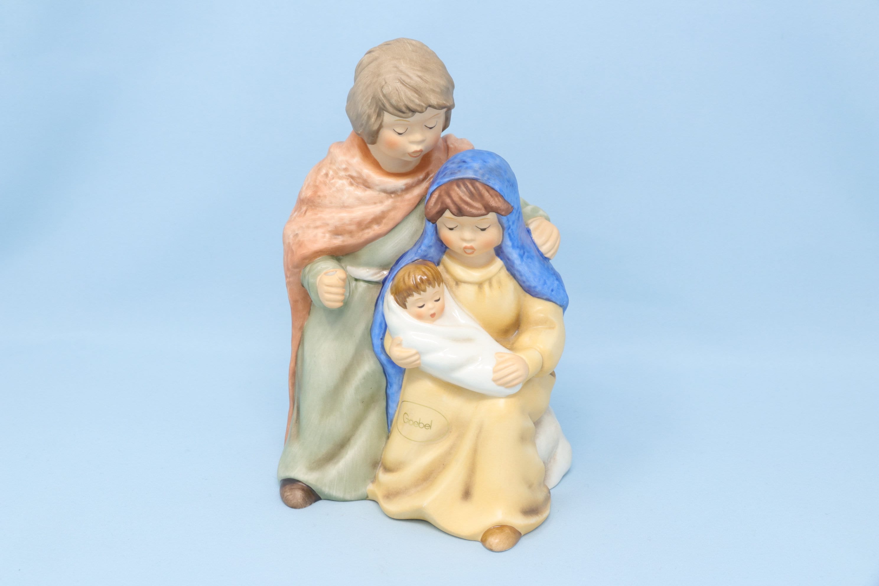 6 3/4 Goebel der Weichnacht - Weihnachtsdekor Etsy Heilige Vintage Josephs Goebel Familie, besehen fehlende Krippe, Figur, Stab, Österreich Porzellan wie