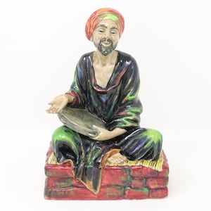 MINT 8&quot; Royal Doulton Mendicant figurine, HN 1365, porcelain Royal Doulton figurine, Middle East decor, Royal Dalton collectors gift
