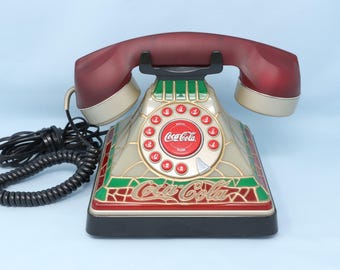 その他 Coca-Cola brand Disc telephone 1995 Coca-Cola Disc Telephone | Best Advertiser Collectibles