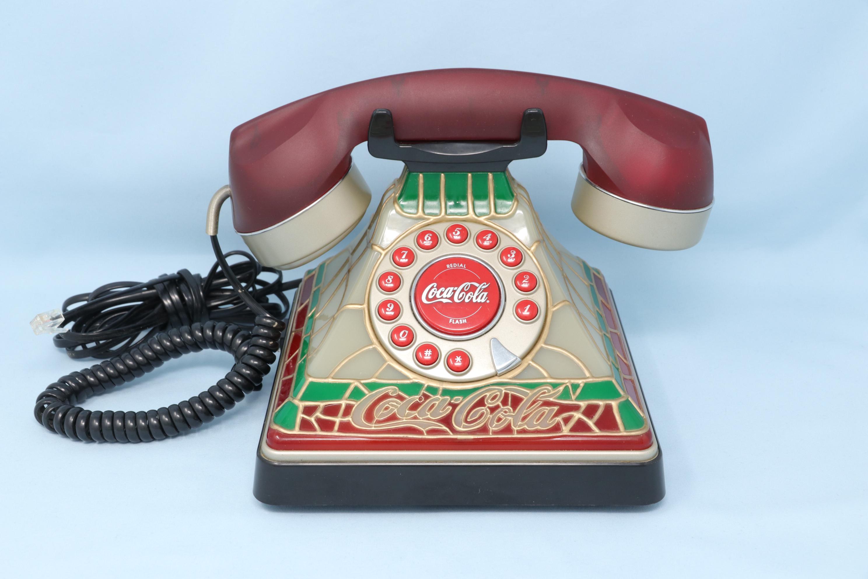 Coca-cola Telephone, DOES NOT Light Up, With Original Box, Vintage 