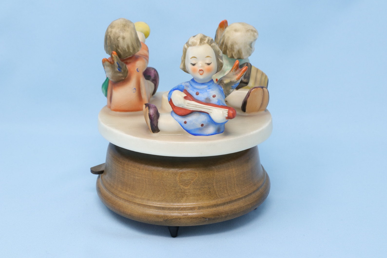 Hummel music box/ candle holder Herald Angels 37 vintage Etsy