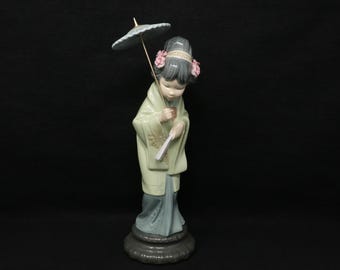 リヤドロ/lladro　テルコ　1451 Amazon.com: Lladro Figurine, 1451 Teruko, Japanese girl with