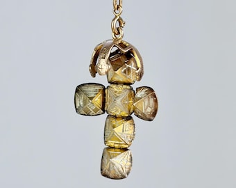 ヴィンテージ フリーメイソン ボールペンダント：9カラット ゴールド