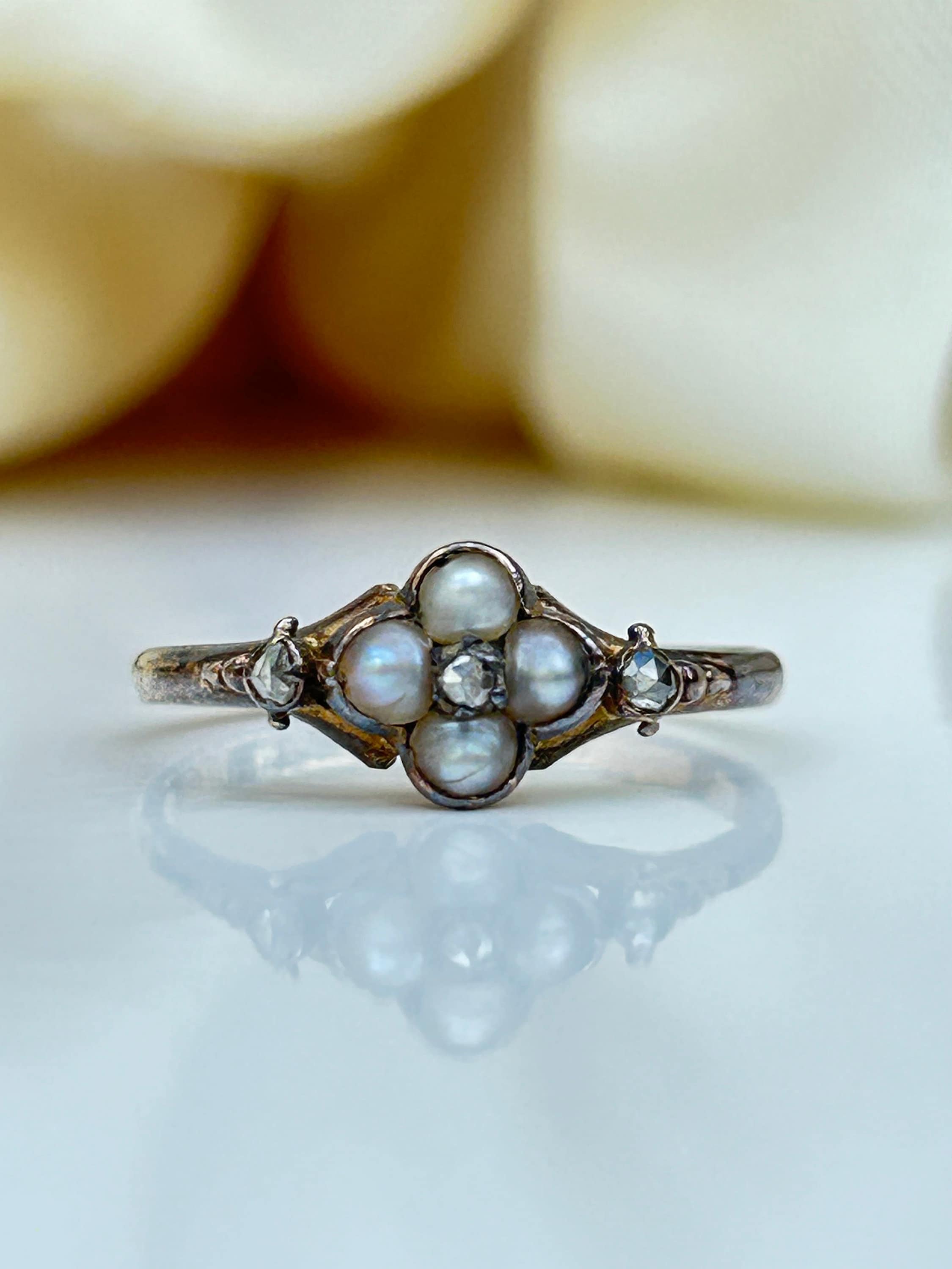 Victorian Yellow Ring Gold Antique Canada