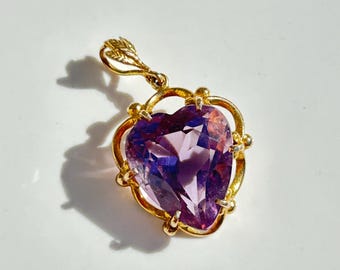 ヴィンテージ 9金 フォトペンダント アンティーク 9カラット ゴールド 1905年頃 プール オブ ライト