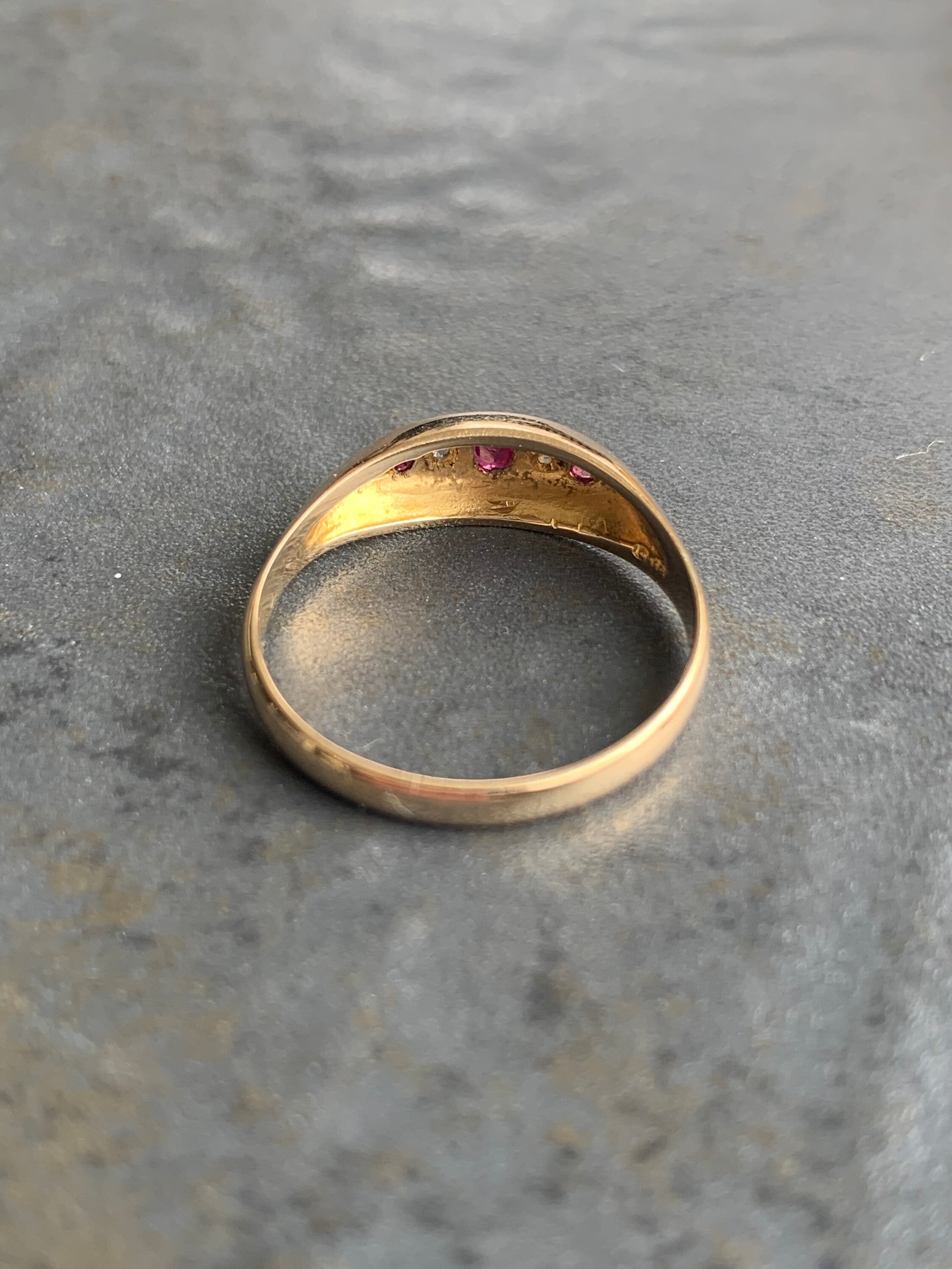 アクセサリー Vintage Ring 92.5 Vintage Sterling Silver and Czs Size 5 Engagement Ring