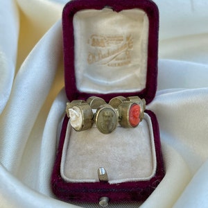 Georgian Cameo Specimen Ring in Gilt