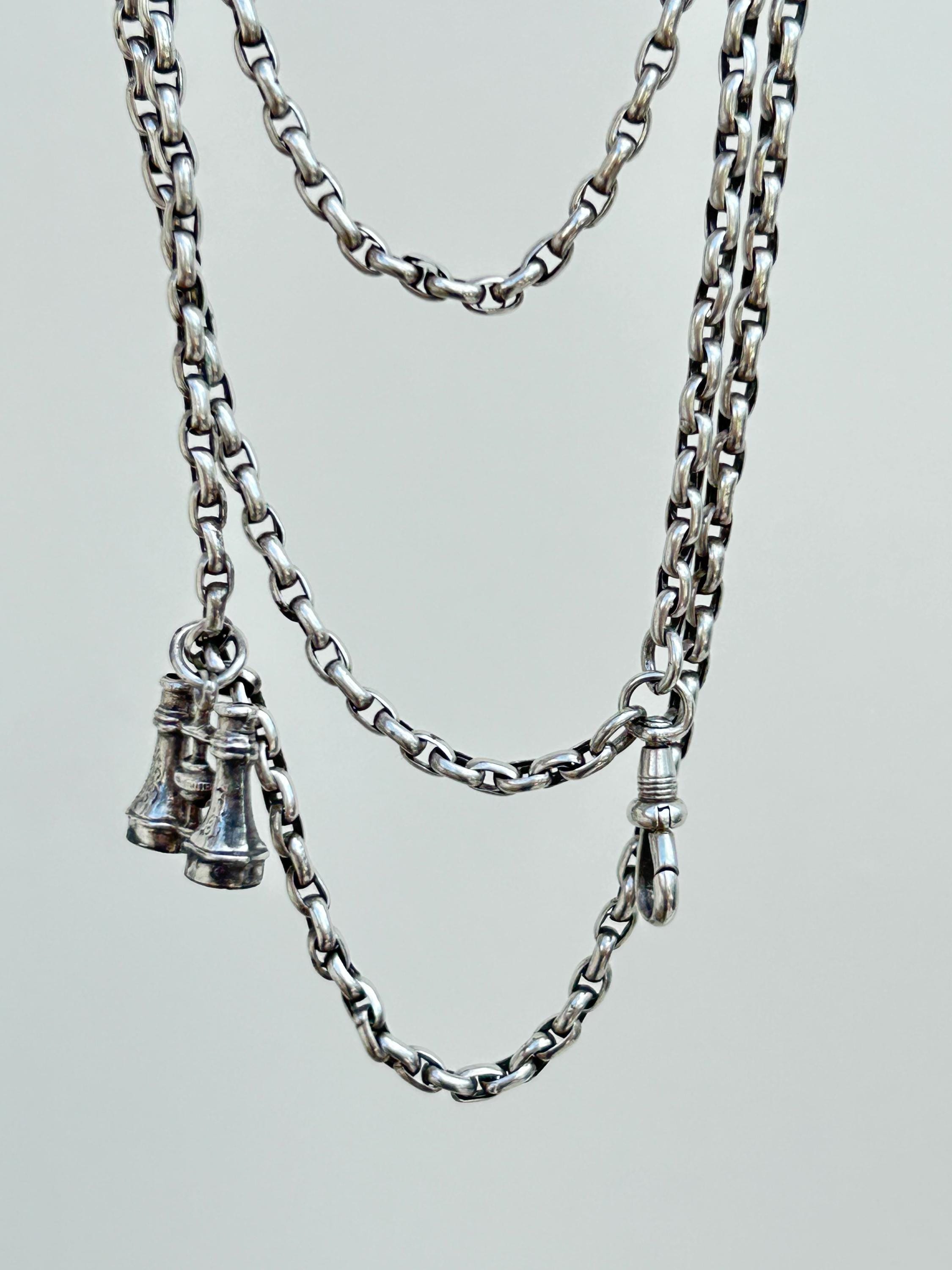 英国アンティーク ヴィクトリアン シルバーネックレス 英国