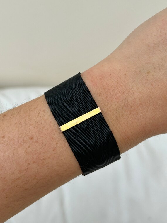 Grosgrain shop ribbon bracelet