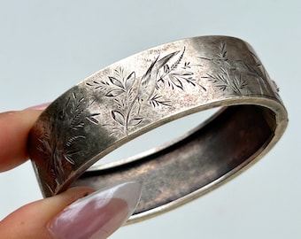 ヴィンテージ シルバー バンブー バングル ブレスレット - Etsy 日本