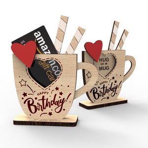 Gift Card Holder - Coffee Mug Design