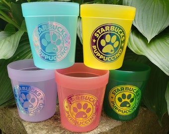 Starbucks Reusable Pup Cup | 8 oz Starbucks Puppuccino