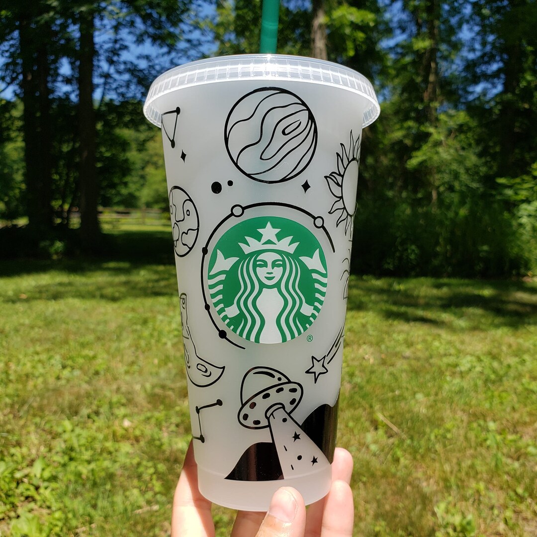 Rocket Ship Starbucks Cold Cup | Gift | 24 Ounce Reusable Tumbler ...