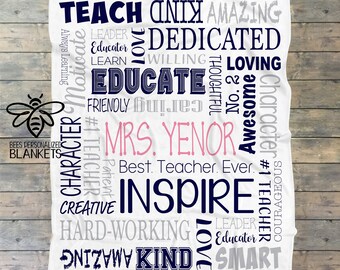 Download Teacher Blanket Etsy