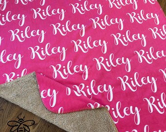 name blankets for toddlers