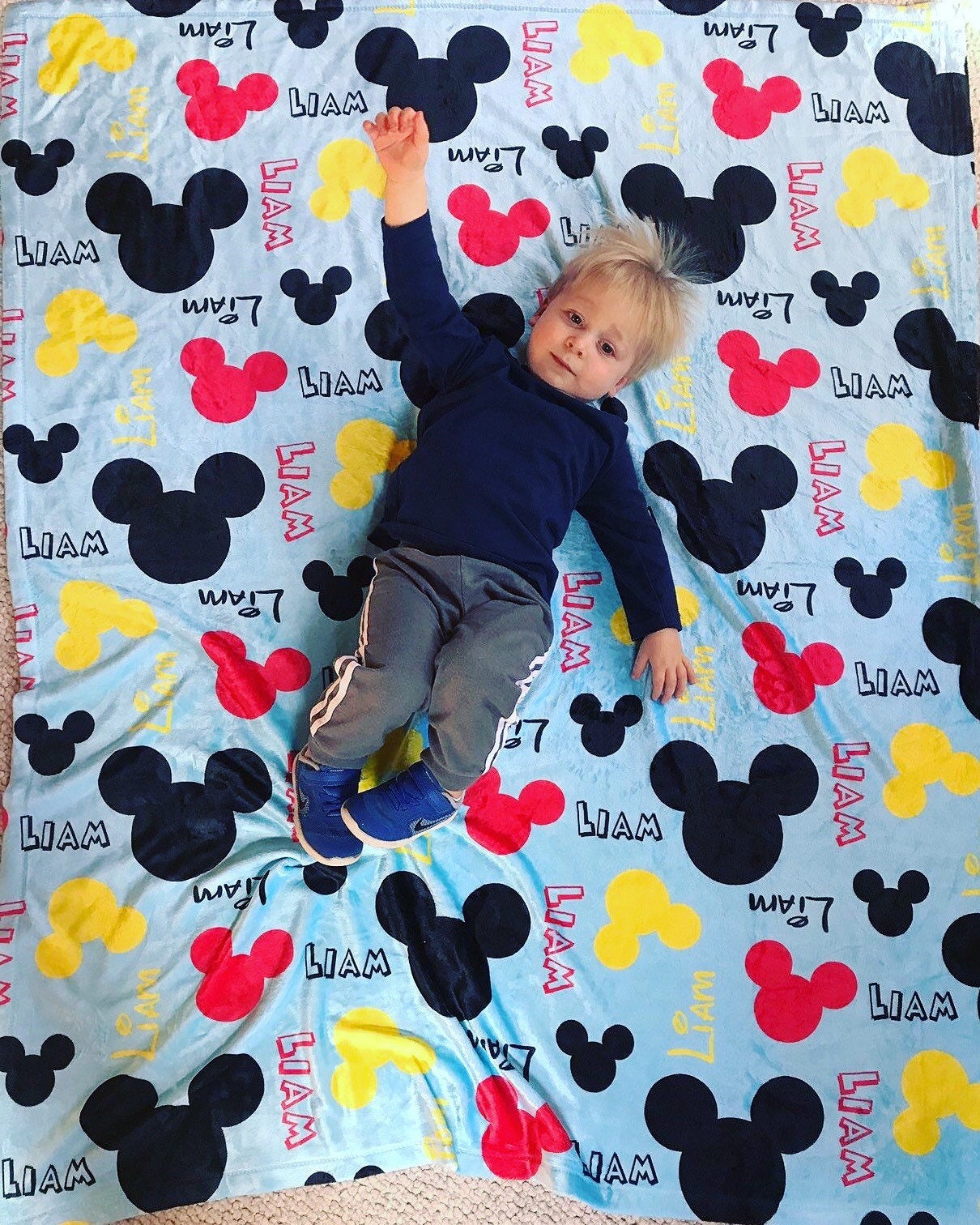mickey mouse swaddle blanket
