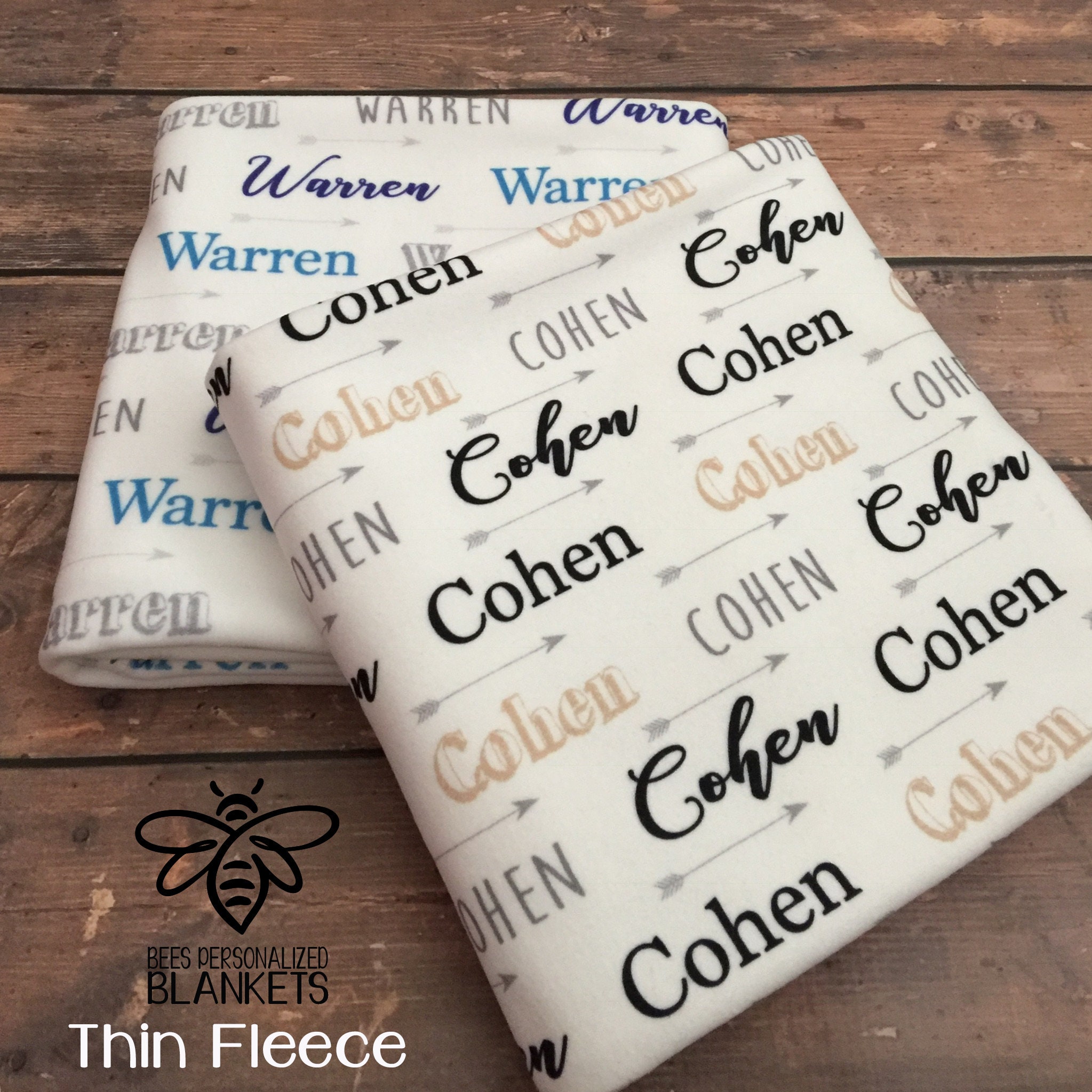 personalized lovey blanket