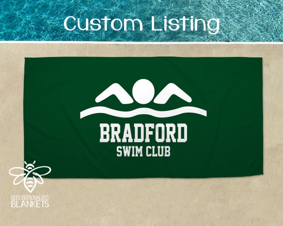 SALE Custom Listing - Bradford Swim Club