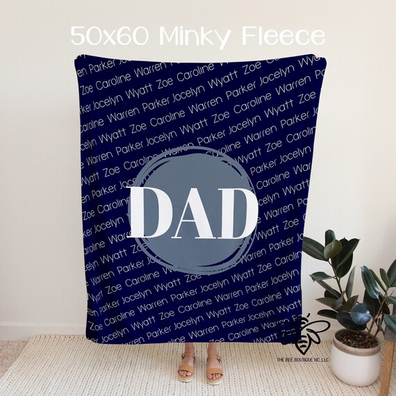SALE Personalized Family Blanket, Grandparents Blanket, Mother's Day, Father's Day, Mom, Grandma, Dad, Grandpa, BEST GIFT! #FC1118