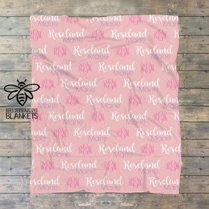 SALE Personalized Blanket, Large Print Name Blanket, Personalize Baby Blanket, Toddler, Kids, Teens, Adult, BEST GIFT! #LF20