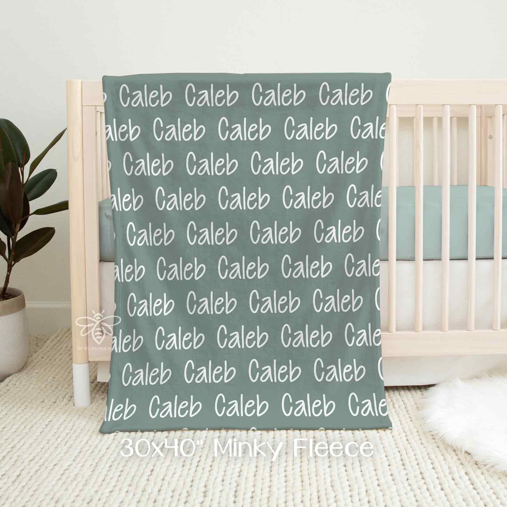 Personalized Blanket, Large Print Name Blanket, Personalize Baby Blanket, Toddler, Kids, Teens, Adult, BEST GIFT! #LF17