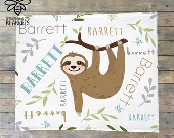 sloth security blanket