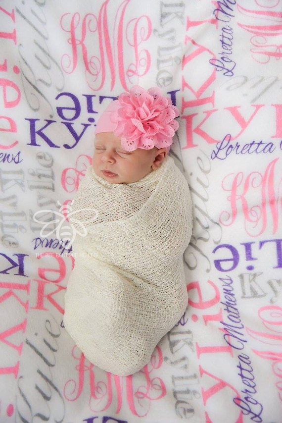 Baby girl blankets sale hot sale