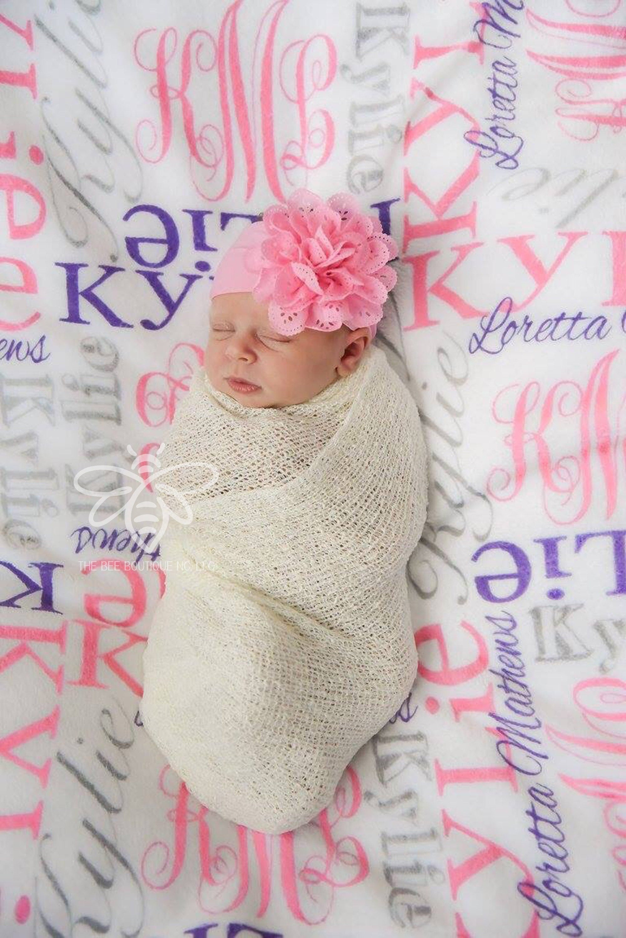 Baby blankets with names all over them 2025